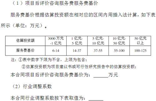 全過程工程咨詢服務 設計領域、項目范疇及費用標準參考